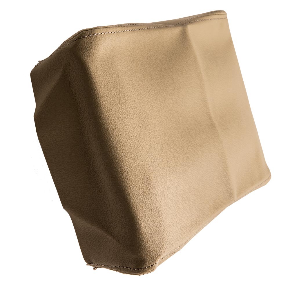 New Beige Leather Center Console Armrest Lid Cover compatible for Toyota Tacoma 2005-15