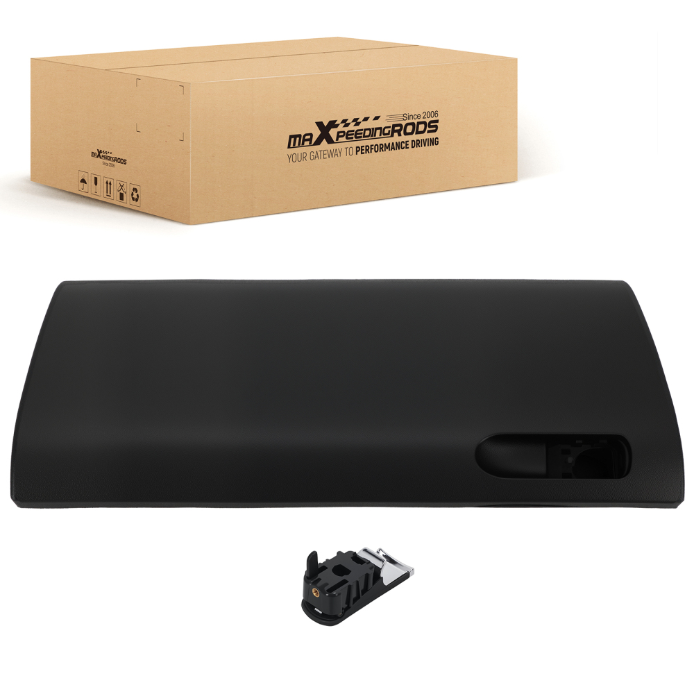 Black Glove Box Cover Right compatible for Audi S4 Avant Wagon 4.2L 2006-2008 8E1857124A