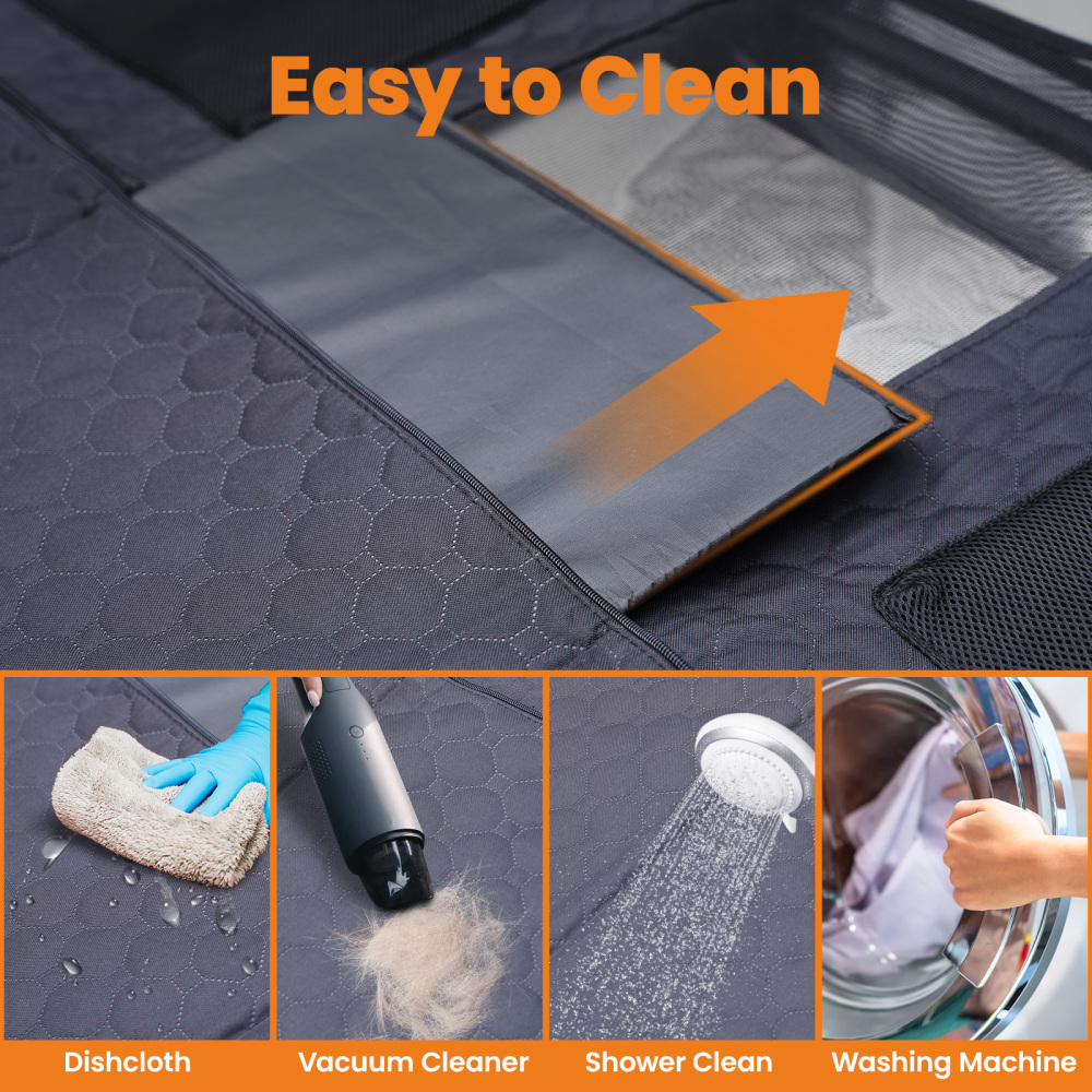 Back compatible for Seat Extender Dog Car compatible for Seat Cover Camping Air Mattress Hammock Travel Bed