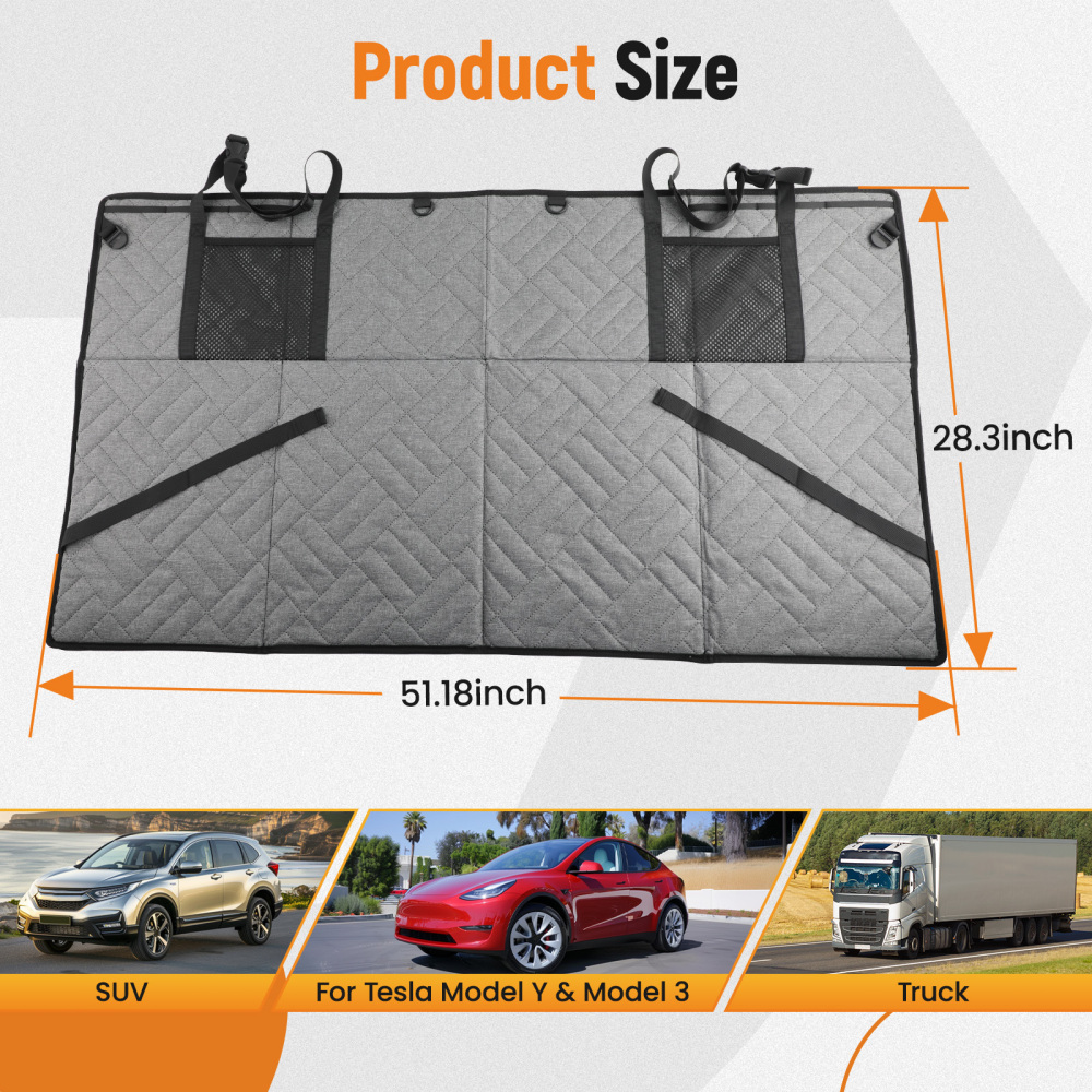 Car Back compatible for Seat Extender Car Camping Travel Mattress compatible for Tesla Model Y / Model3