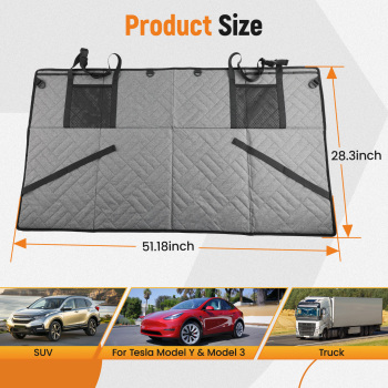 Car Back compatible for Seat Extender Car Camping Travel Mattress compatible for Tesla Model Y / Model3