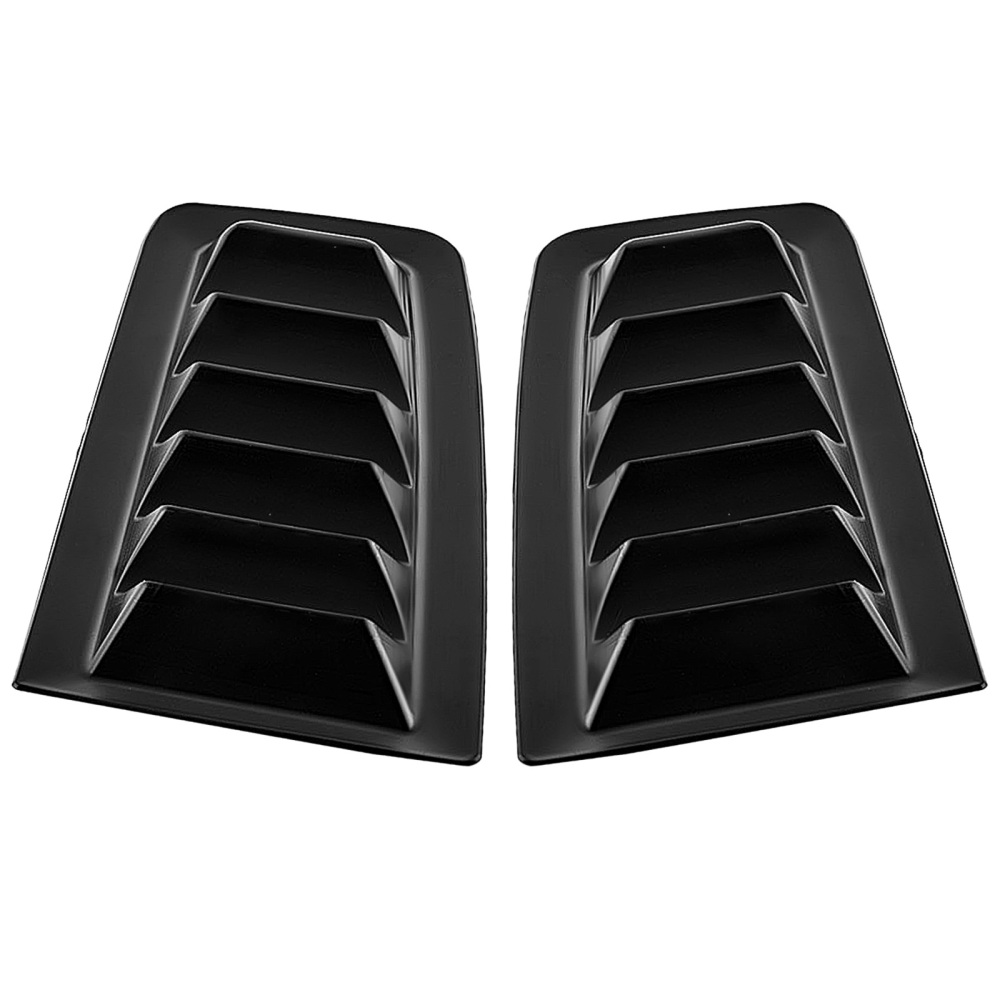 Plastic Bonnet compatible for Vents Air compatible for Vent Matte Black compatible for Ford Focus MK2 RS Style ABS