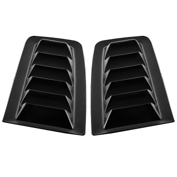 Plastic Bonnet compatible for Vents Air compatible for Vent Matte Black compatible for Ford Focus MK2 RS Style ABS