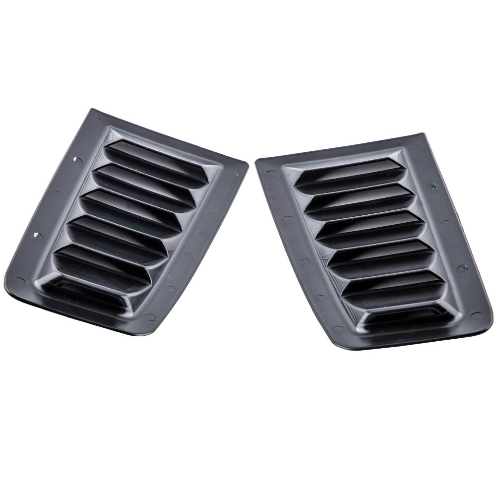 Plastic Bonnet compatible for Vents Air compatible for Vent Matte Black compatible for Ford Focus MK2 RS Style ABS
