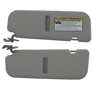 Driver Passenger Side Sun Visor compatible for Hyundai Elantra 2011-15 852103X000TX Gray