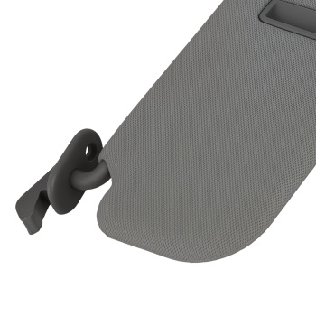 Front Gray Visor compatible for Hyundai Elantra 11-15 852203X000 Right Side Sunshade