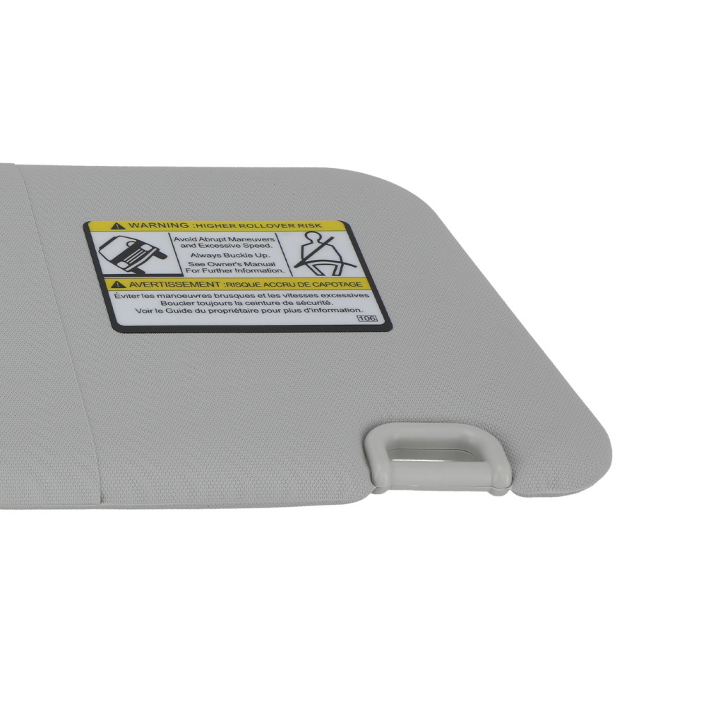 Driver Interior Visor compatible for Subaru Forester 2.5L 2009-2013 74320-42501-B2 Gray