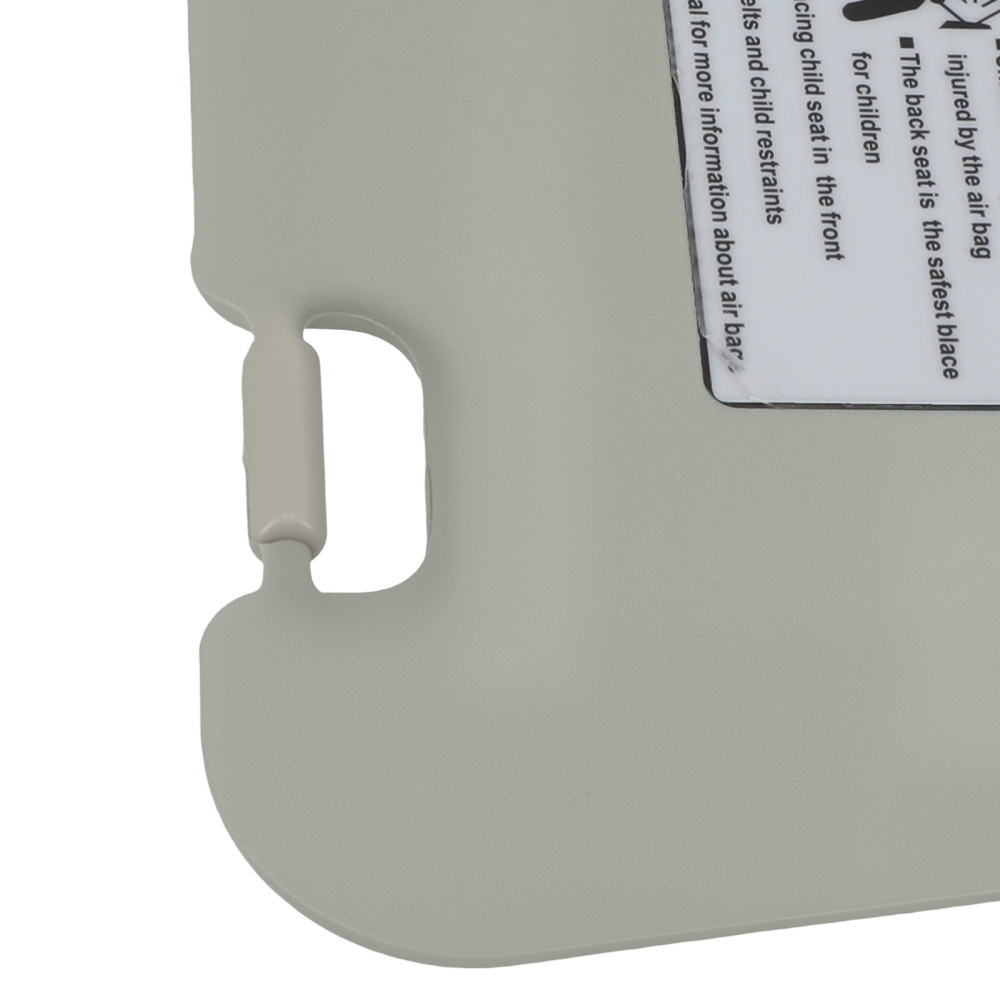 Driver Front Sun Visor compatible for Mazda 3 Hatchback 10-13 BBM2-69-320C-75 Gray Left