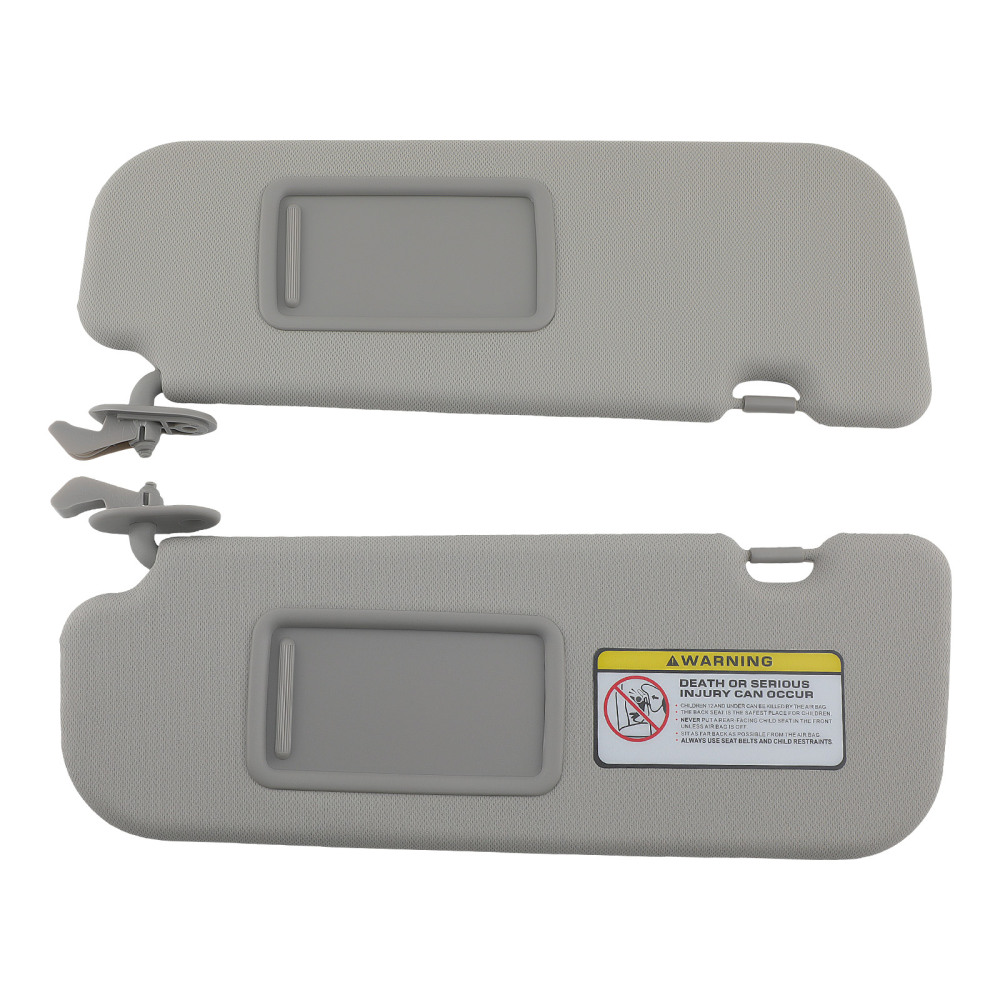 Driver Left Passenger Right Sun Visor W/ Mirror For 2012-2015 compatible for Hyundai Veloster