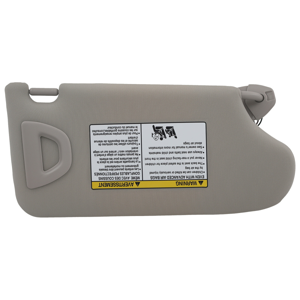 Beige Driver Side Visor compatible for Nissan Altima 2013-18 96401-3TA2A Front Protection
