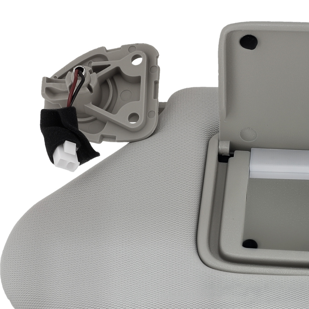 Left + Right Side Sun Visor compatible for Nissan Altima 13-18 96401-3ta2a Gray With Light