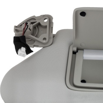 Left + Right Side Sun Visor compatible for Nissan Altima 13-18 96401-3ta2a Gray With Light