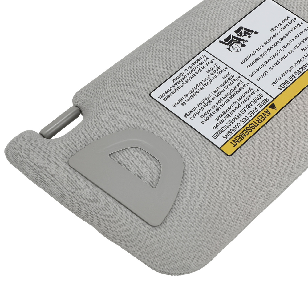 Left + Right Side Sun Visor compatible for Nissan Altima 13-18 96401-3ta2a Gray With Light