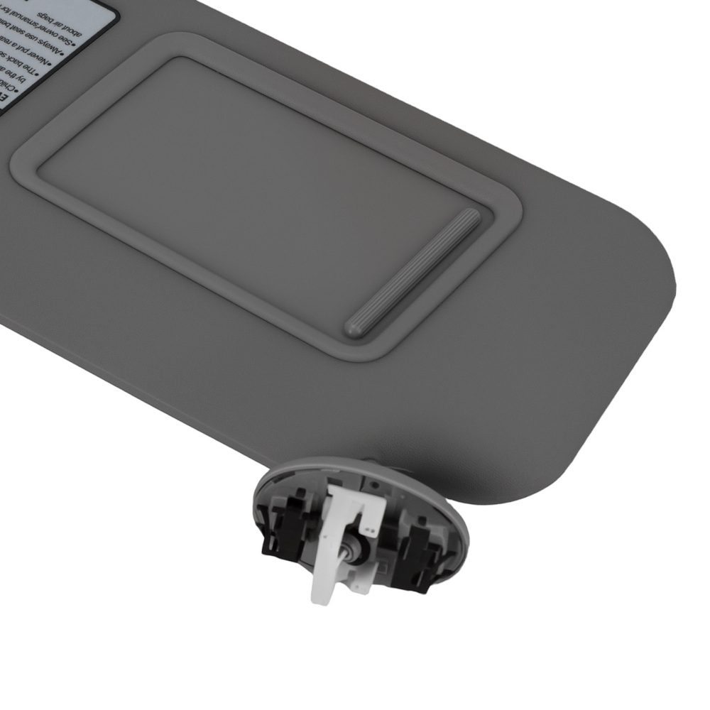 Driver Front Sun Visor compatible for Toyota RAV4 06-12 74320-42501-B3 Left Side Gray