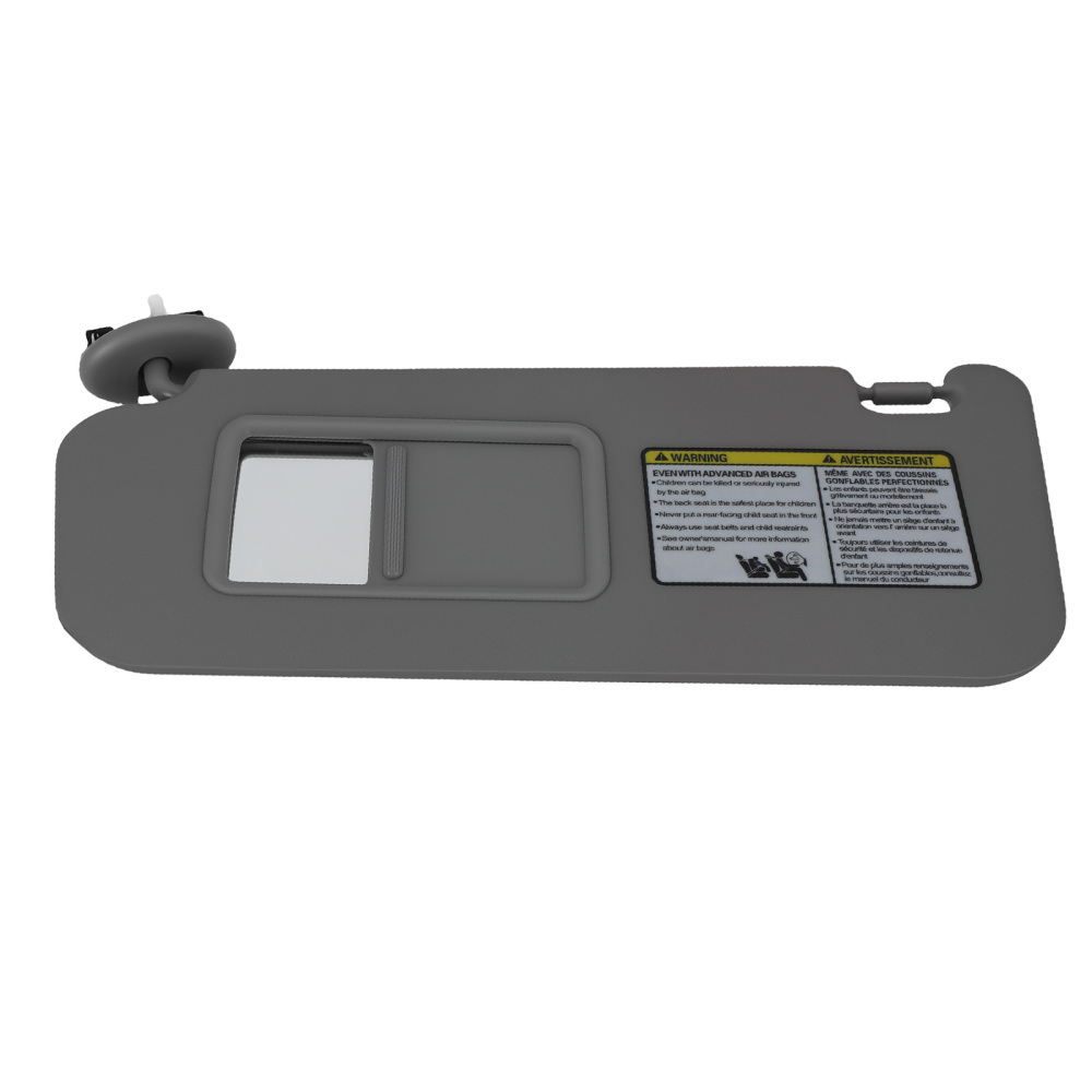 Driver Front Sun Visor compatible for Toyota RAV4 06-12 74320-42501-B3 Left Side Gray