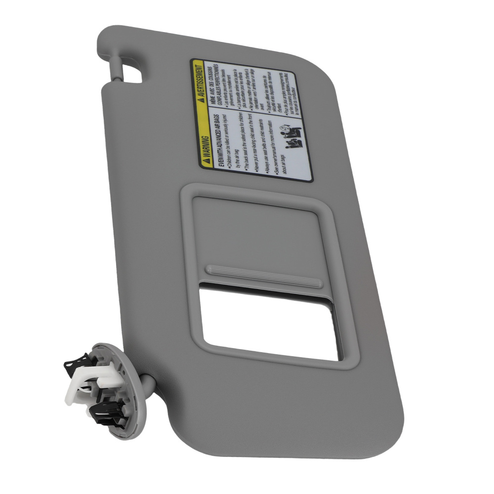 Left + Right Front Sun Visor compatible for Toyota RAV4 2006-2013 7431042452B2 Gray