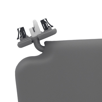 Front Interior Right Visor compatible for Toyota RAV4 2006-2013 74310-42452-B2 Gray Side