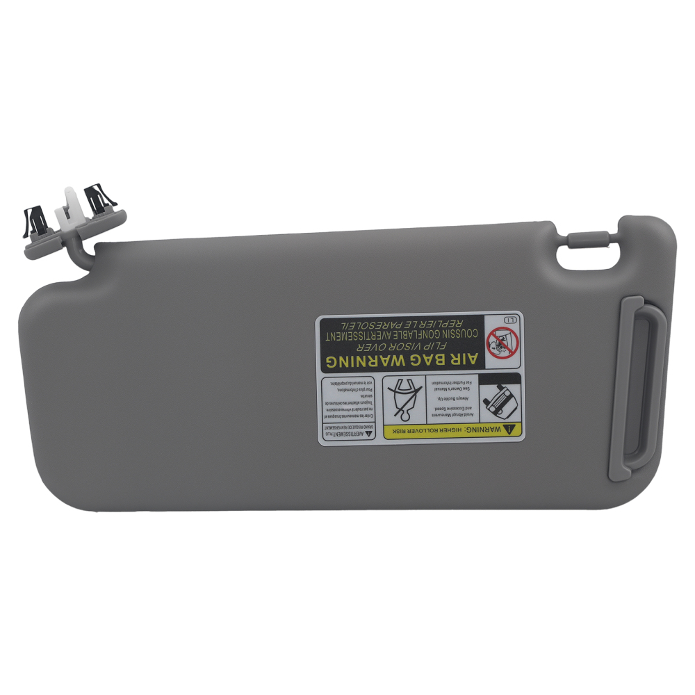 Front Interior Right Visor compatible for Toyota RAV4 2006-2013 74310-42452-B2 Gray Side