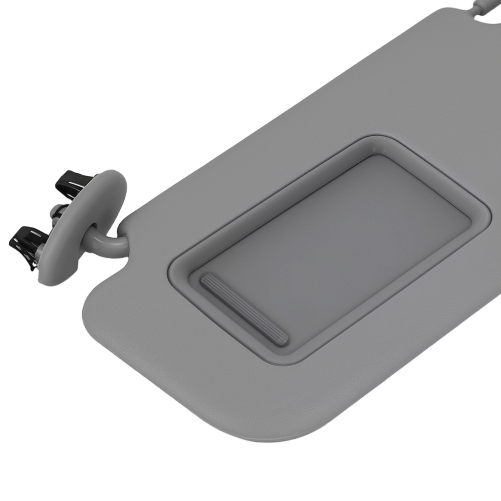 Driver Sun Visor Assembly compatible for Toyota Corolla 2009-13 74320-02711-E0 Gray Front