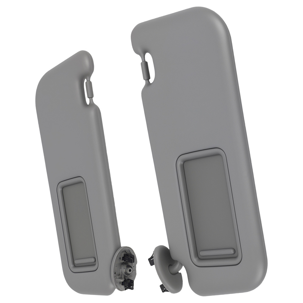 Driver Passenger Sun Visor compatible for Toyota Corolla 2009-13 74320-02711-E0 Gray Set