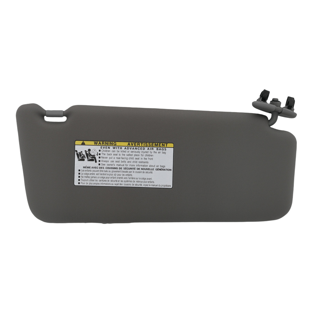 Driver Passenger Sun Visor compatible for Toyota Camry 07-11 74320-06290-B2 Gray Interior