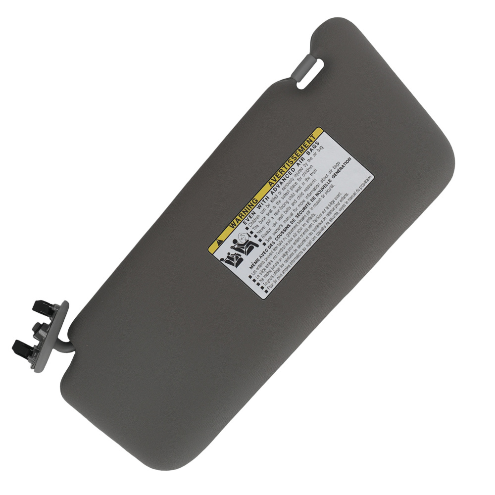 Driver Passenger Sun Visor compatible for Toyota Camry 07-11 74320-06290-B2 Gray Interior