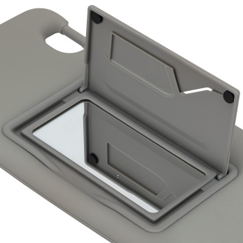 Front Right Sun Visor compatible for Chevrolet Spark Sonic 11-22 42481827 Gray Easy Mount