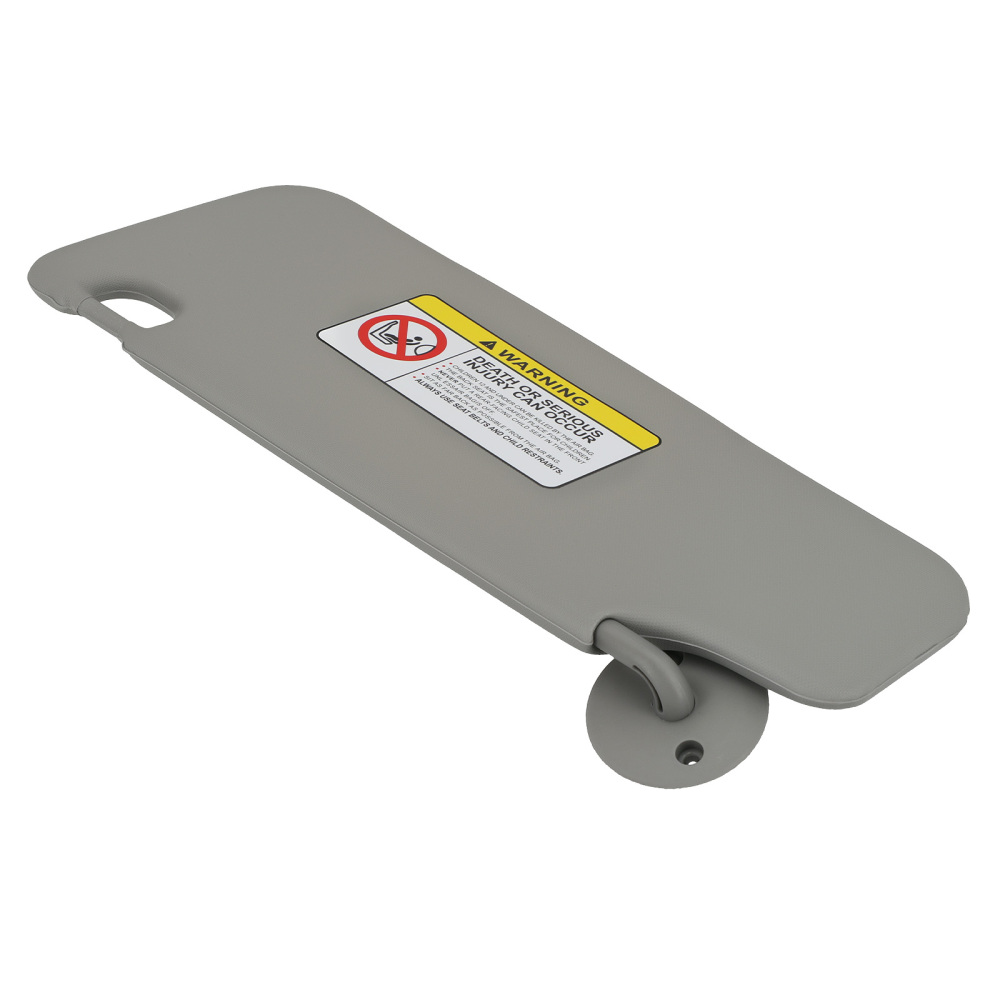 Front Right Sun Visor compatible for Chevrolet Spark Sonic 11-22 42481827 Gray Easy Mount