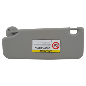 Front Right Sun Visor compatible for Chevrolet Spark Sonic 11-22 42481827 Gray Easy Mount