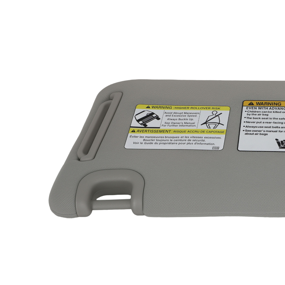 Front Gray Sun Visor for QX60 Pathfinder 13-18 964009PB0A Right Passenger