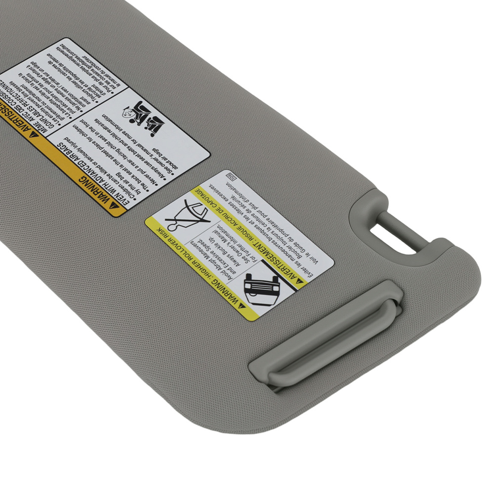 Front Gray Sun Visor for QX60 Pathfinder 13-18 964009PB0A Right Passenger