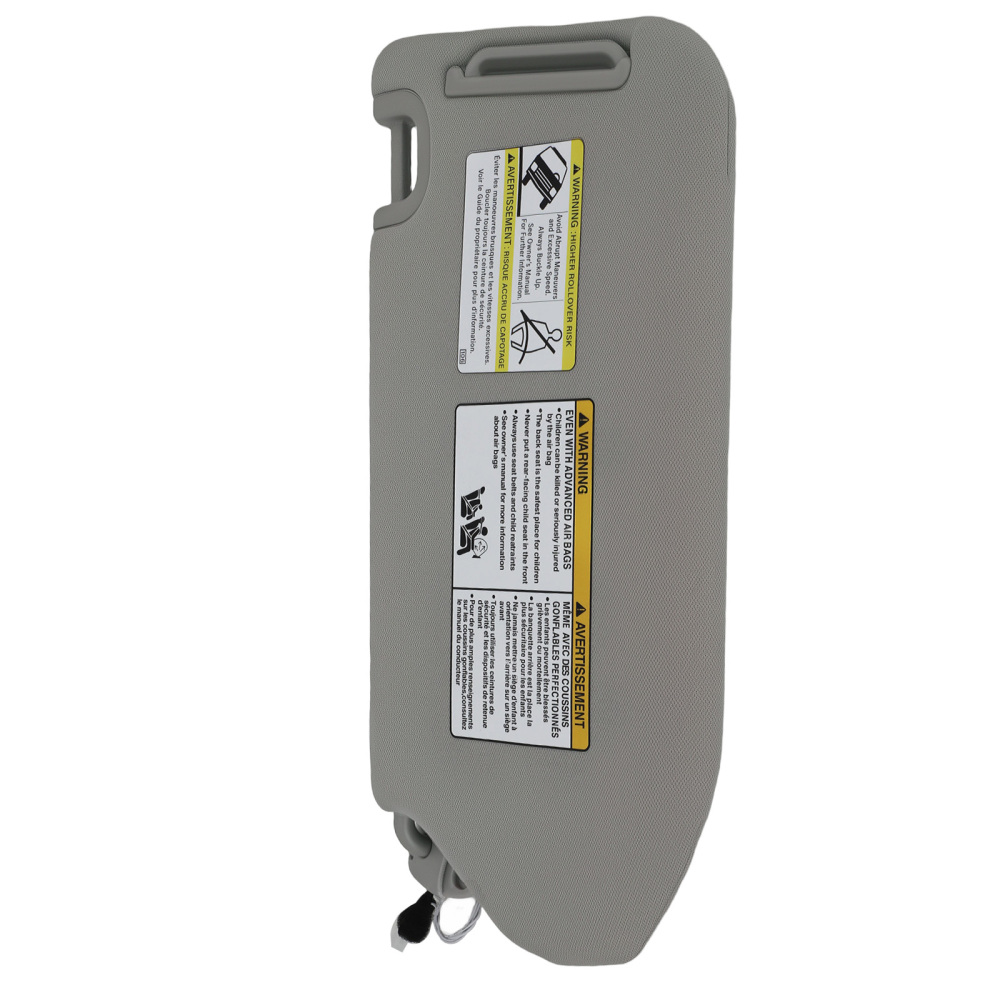 Front Gray Sun Visor for QX60 Pathfinder 13-18 964009PB0A Right Passenger