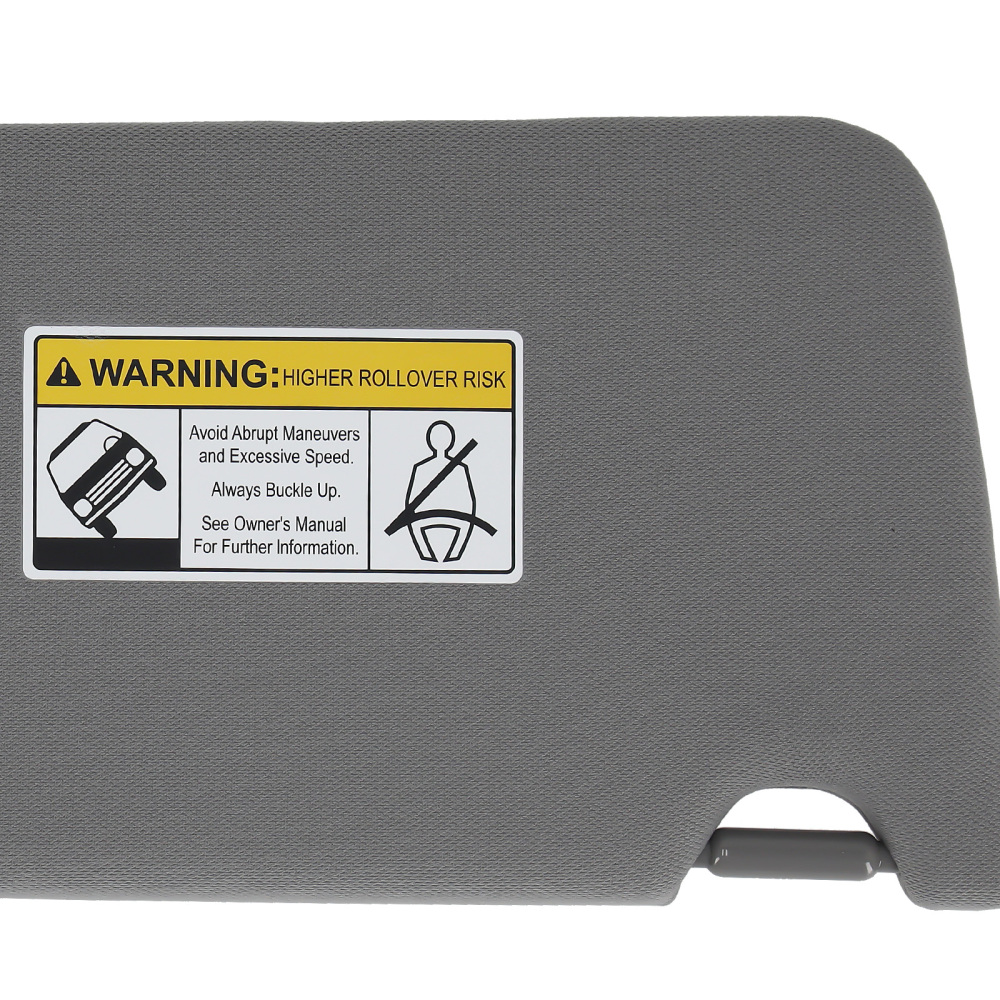 Driver Front Sun Visor compatible for Honda Pilot 2017-21 83280TG7A12ZB Gray Left Side