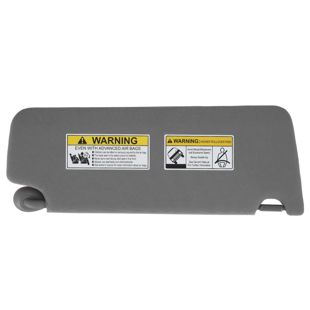 Driver Front Sun Visor compatible for Honda Pilot 2017-21 83280TG7A12ZB Gray Left Side