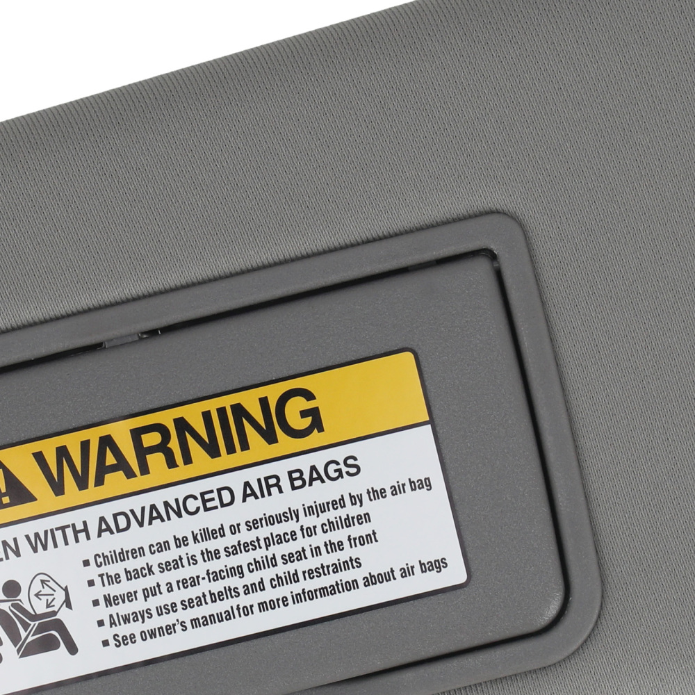 Driver Side Gray Shield compatible for Honda Accord 08-17 83280TA5A51ZA Front Left Sun