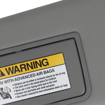 Driver Side Gray Shield compatible for Honda Accord 08-17 83280TA5A51ZA Front Left Sun