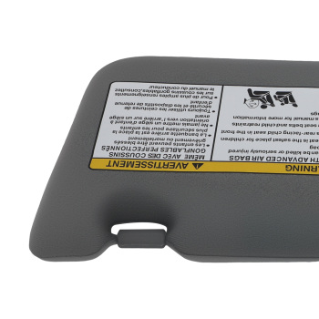 Driver Front Gray Left compatible for Toyota Tacoma 05-15 74310-04181-B1 Side Visor