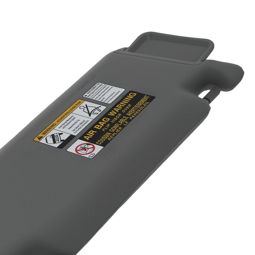 Driver Front Gray Left compatible for Toyota Tacoma 05-15 74310-04181-B1 Side Visor