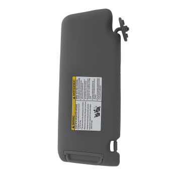 Driver Pass Sun Visor compatible for Toyota Tacoma 2005-2015 74310-35C10-B0 Gray Front Set