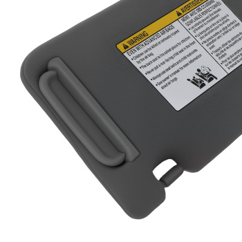 Driver Pass Sun Visor compatible for Toyota Tacoma 2005-2015 74310-35C10-B0 Gray Front Set