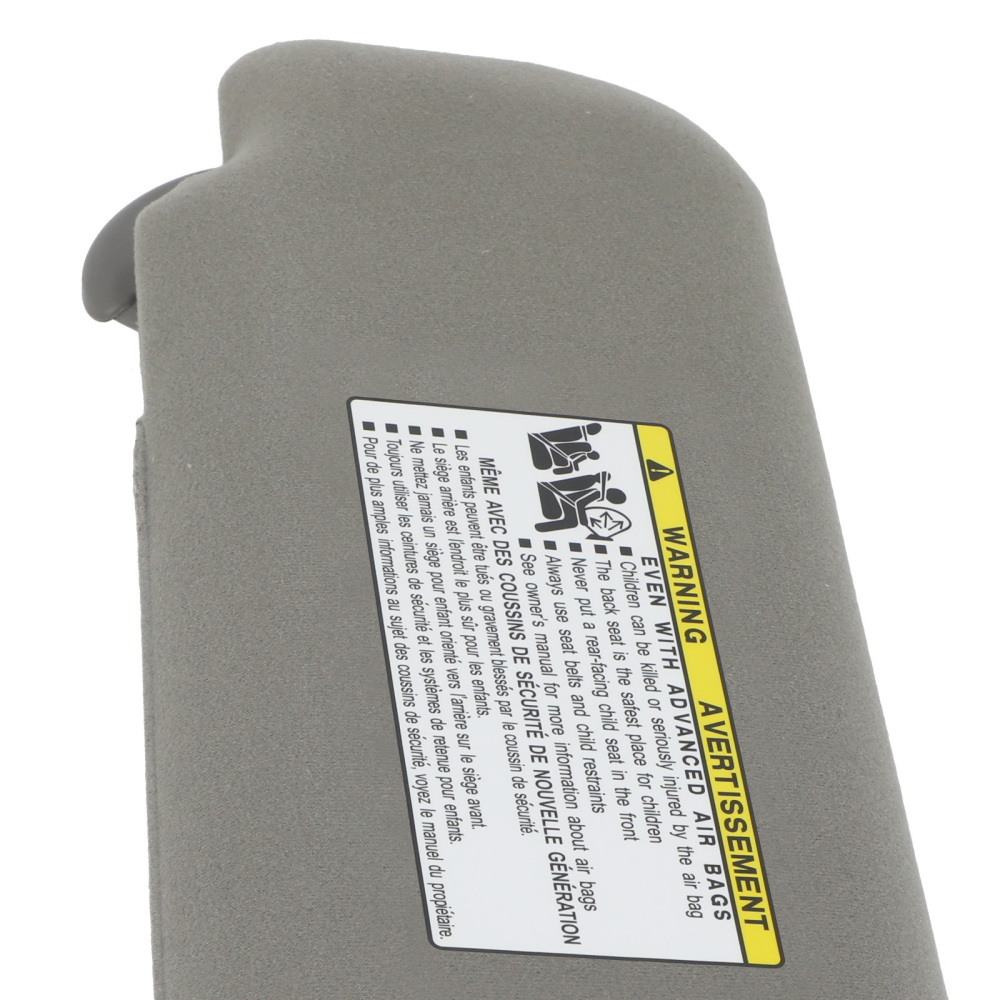 Driver Front Gray Visor compatible for Toyota Camry 12-17 74320-33F50-B0 Left Side