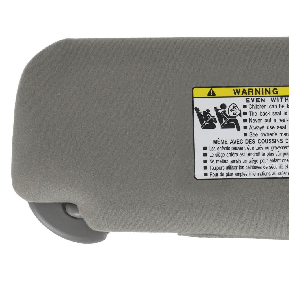 Driver Front Gray Visor compatible for Toyota Camry 12-17 74320-33F50-B0 Left Side