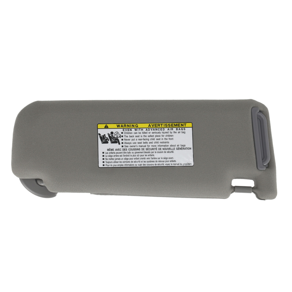 Driver Front Gray Visor compatible for Toyota Camry 12-17 74320-33F50-B0 Left Side