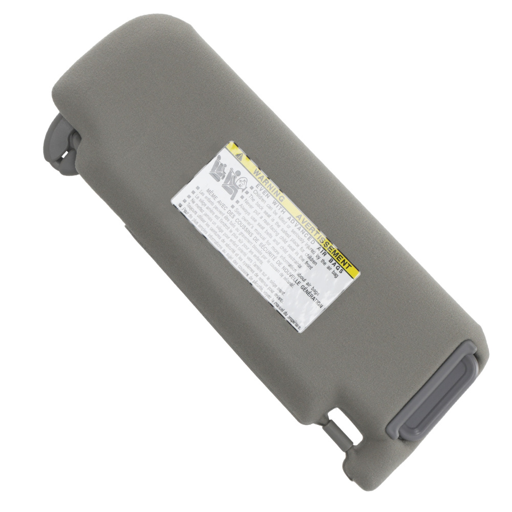 Driver + Passenger Sun Visor compatible for Toyota Camry 12-17 74310-06590-B1 Gray