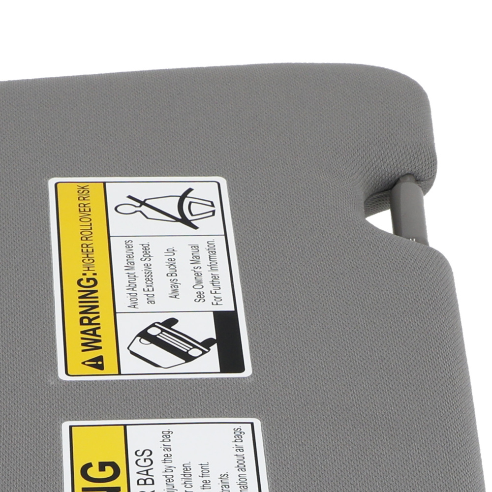 Driver Front Sun Visor compatible for Honda CR-V 2017-2022 83280-TLA-A62 Gray Side Left