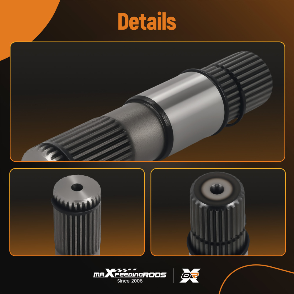 Front Intermediate Axle Stub Shaft LH Driver for Aspen Dakota Durango Raider compatible for Ram