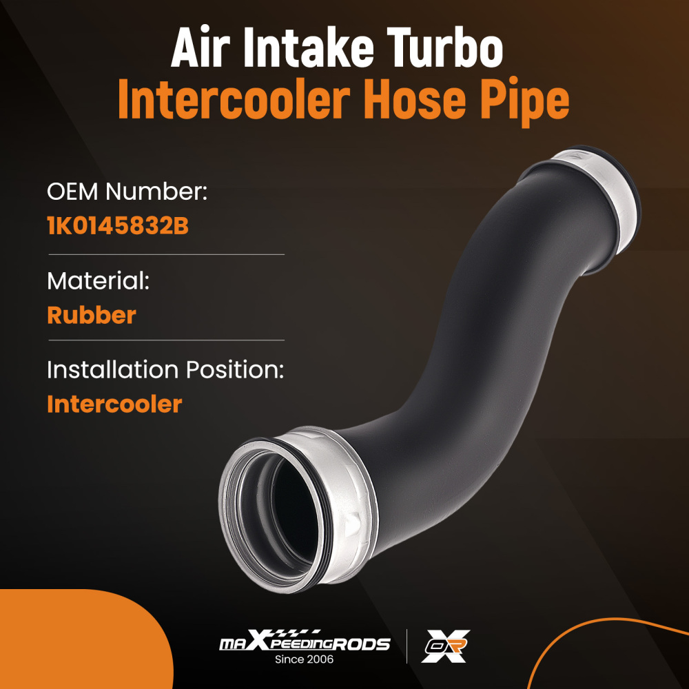 Turbo Intercooler Pipe Boost Hose Pipe compatible for VW Golf MK5 compatible for Seat 1.9TDI 1K0145834B