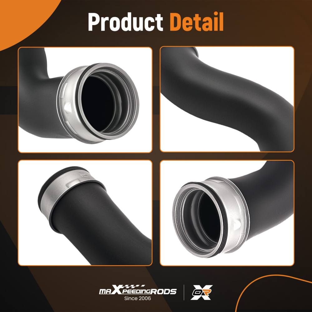 Turbo Intercooler Pipe Boost Hose Pipe compatible for VW Golf MK5 compatible for Seat 1.9TDI 1K0145834B