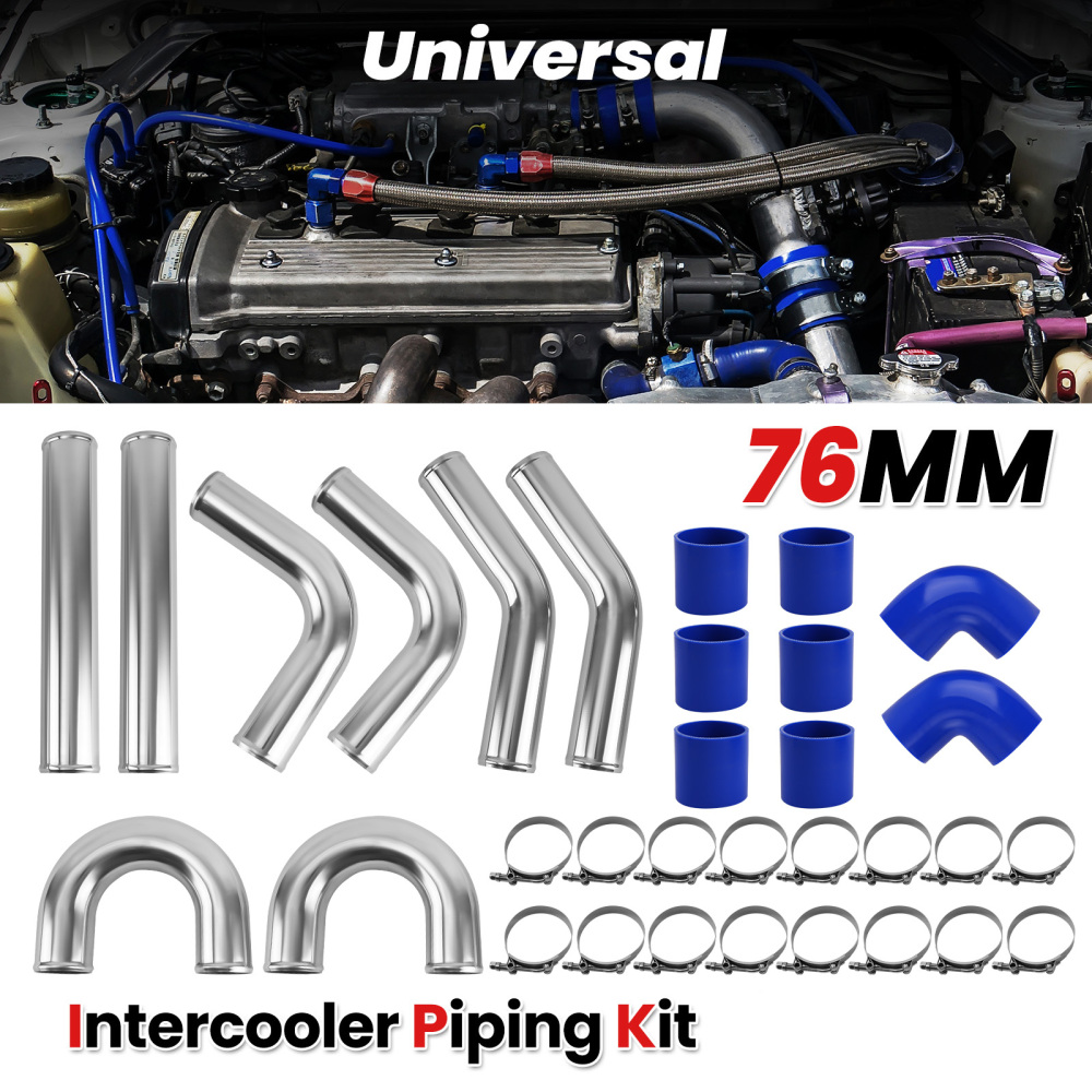 Universal Intercooler Tubería Manguera Tubo 3