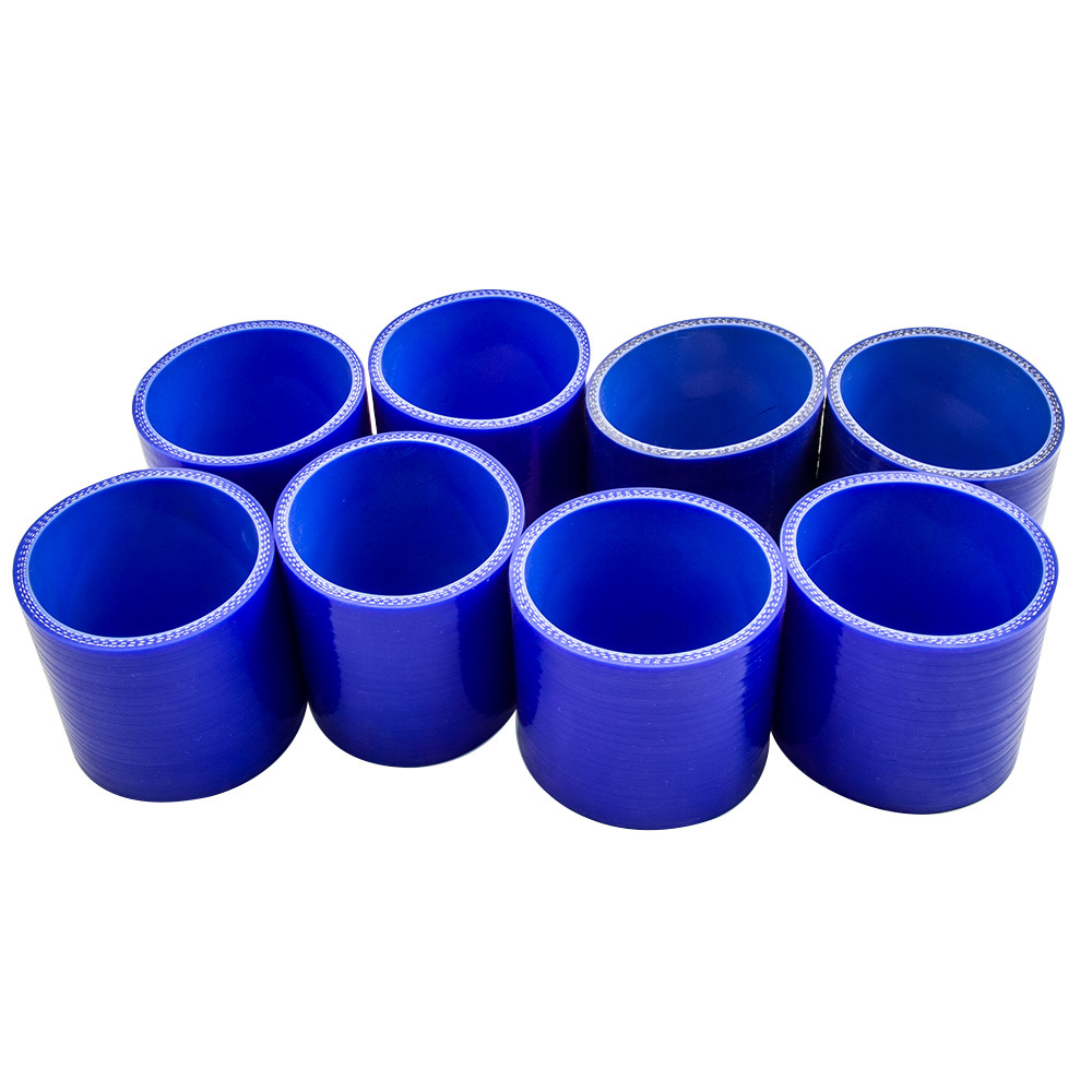 Intercooler Pipe 76mm 3 Inch Aluminum - Intercooler Piping Kit + Blue Hose Kits